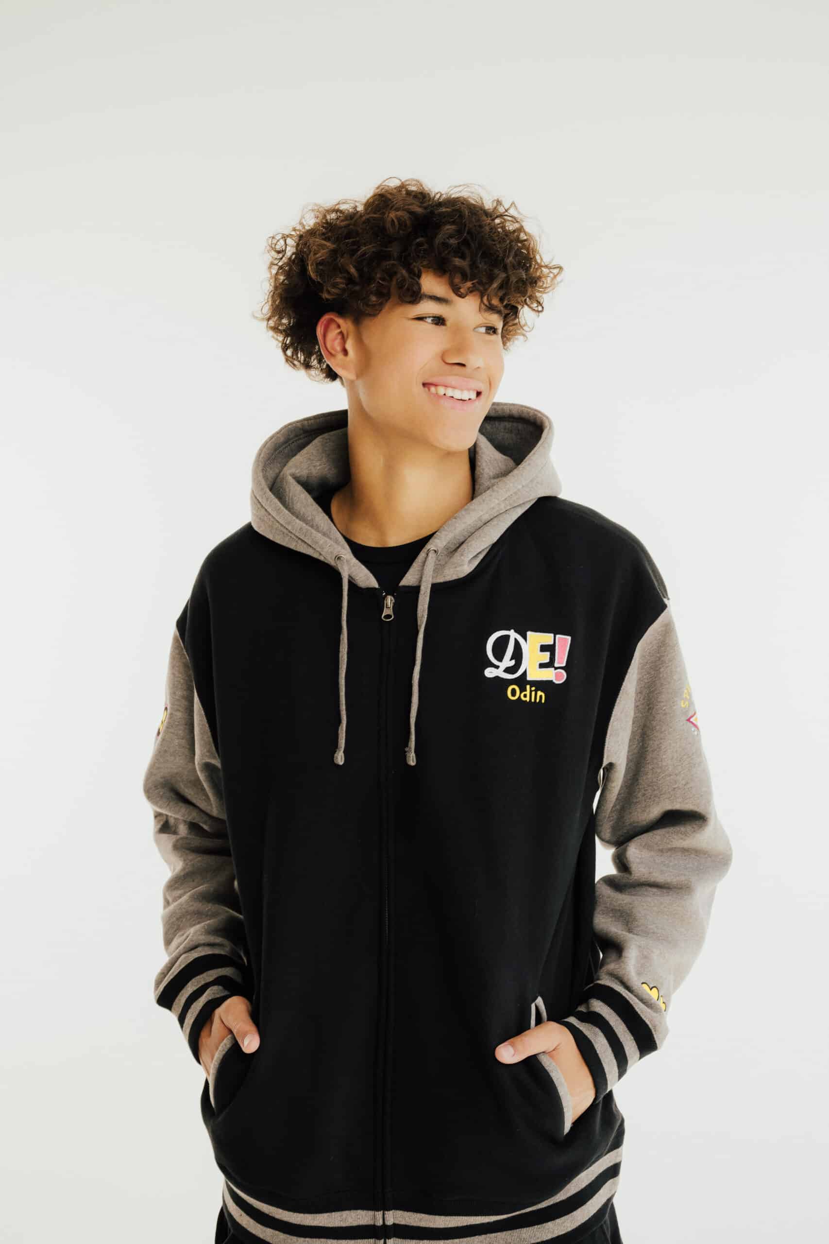 🏆 The DE! Custom Varsity Zip-Up | Date Everything!