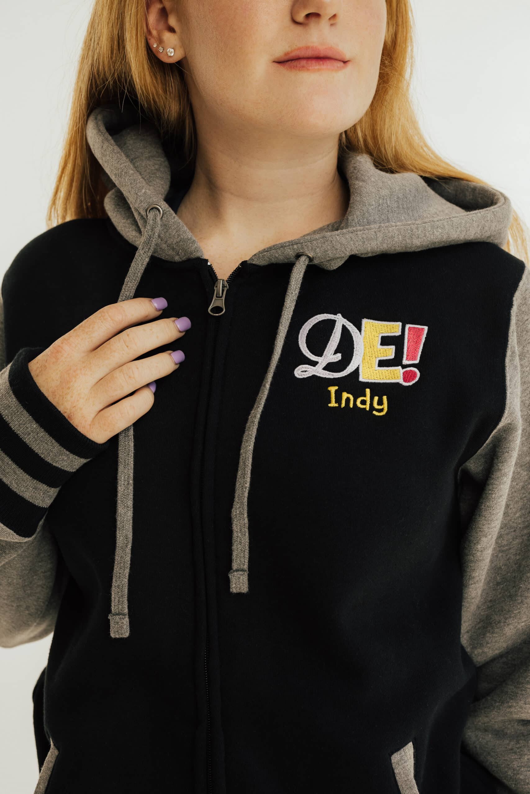 🏆 The DE! Custom Varsity Zip-Up | Date Everything!
